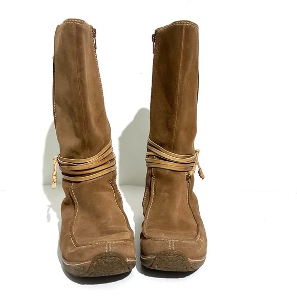 Timberland Ankle Strap Moc Zip Up Tall Boot - Picture 3 of 16